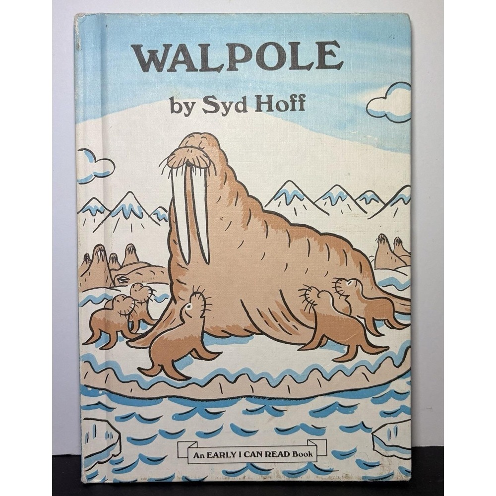 Walpole Syd Hoff Early I Can Read 1st Edition Children 1977 Walrus Vintage Book